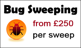Bug Sweeping Cost in Chichester